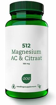 Magnesium AC &amp; Citraat 150 mg 512 van AOV
