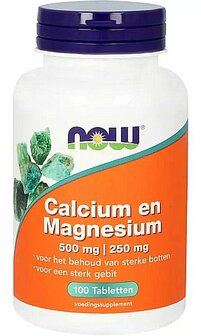 Calcium en Magnesium NOW