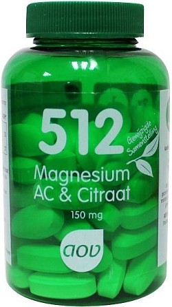 Magnesium AC & Citraat 150 mg 512 van AOV