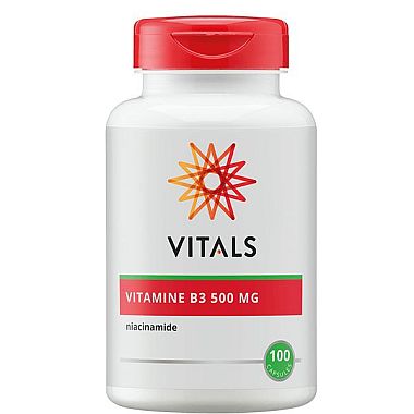 Vitamine B3 500 mg niacine van Vitals