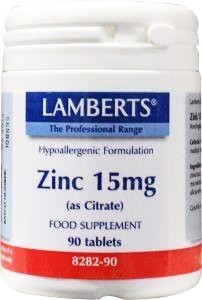 Zink Citraat Lamberts 15 mg
