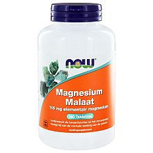 Magnesium Malaat NOW 180 tabl.