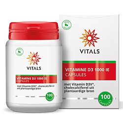 Vitamine D3  1000ie Vitals vegan